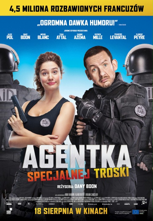 Agentka specjalnej troski / Raid dingue (2016) PL. 720p.BRRip.XViD.AC3-MORS / Lektor PL